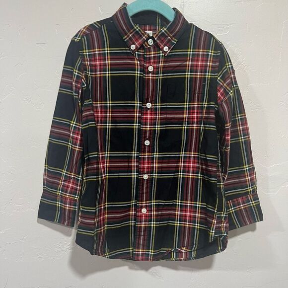 CrewCuts Boys Plaid Button Up - Picture 1 of 6